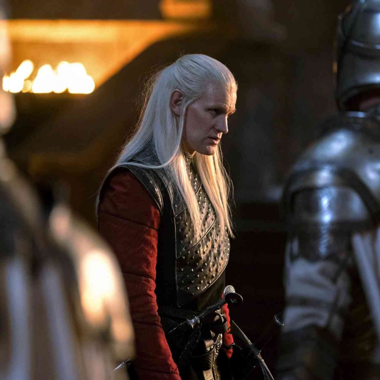 Penampilan Matt Smith sebagai Daemon Targaryen (Sumber : www.nytimes.com)