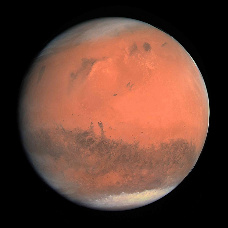 NASA akan mengirim pesawat berawak ke Planet Mars pada dekade depan. (Sumber: Wikimedia Commons)