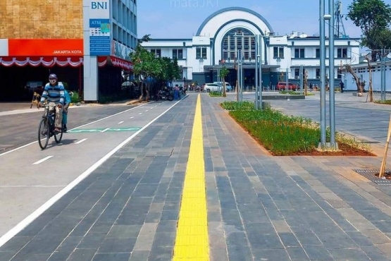 Kawasan Kota Tua telah rampung direvitalisasi pada akhir bulan Agustus 2022(Dok. Pemprov DKI Jakarta)