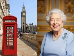 Ikon London dan Ratu Elizabeth II.| Sumber: Foto Ratu via AFP/Getty/www.nypost.com & foto ikon London adalah dokumentasi pribadi