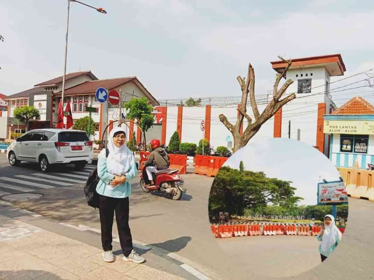 Di depan lapas Rangkasbitung (Dok. balqis57 )