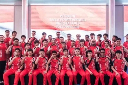 Tim nasional Esports Indonesia yang berlaga pada SEA Games 2019. (Dok. IESPA via kompas.com)
