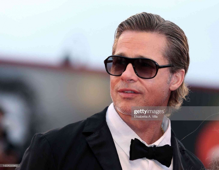 Brad Pitt, kini berbisnis perawatan wajah. (Sumber: Elisabetta A. Villa/Getty Images)