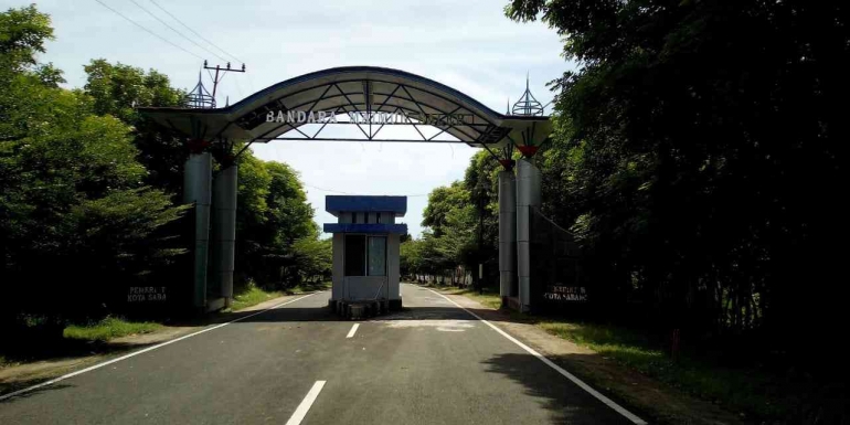 Pintu Gerbang Bandara Maimun Saleh kota Sabang (Doc Istimewa/Rachmad Yuliadi Nasir)