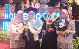 Romantis! Ini Kisah Suami Istri yang Berhasil Wisuda di UMP (dokpri)