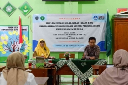 Workshop Kurikulum Merdeka di SMP Unggulan 'Aisyiyah oleh tim PKM Universitas Ahmad Dahlan (UAD) (Foto: Istimewa/UAD)