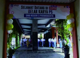 Selamat Datang Di Gelar Karya P3 SMAGAPWT | Sumber foto/ilustrasi Tim Kreator P5 SMA Negeri 3 Purwokerto