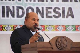 Gubernur Papua Lukas Enembe, Foto Dok. Kompas.com/Dhias Suwandi
