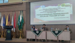Dr. Maftuhah Nur Rahmi, M.Si. menyampaikan sambutan mewakili Dekan (Dokpri)