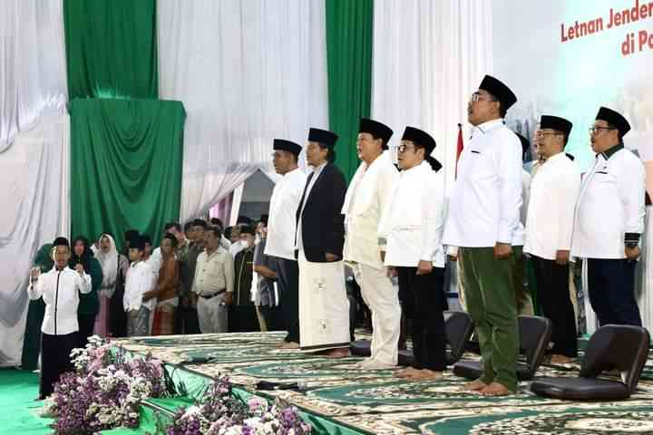 Prabowo Subianto dan Gus Muhaimin Iskandar dalam acara di Magelang. (foto dok gus muhaimin)