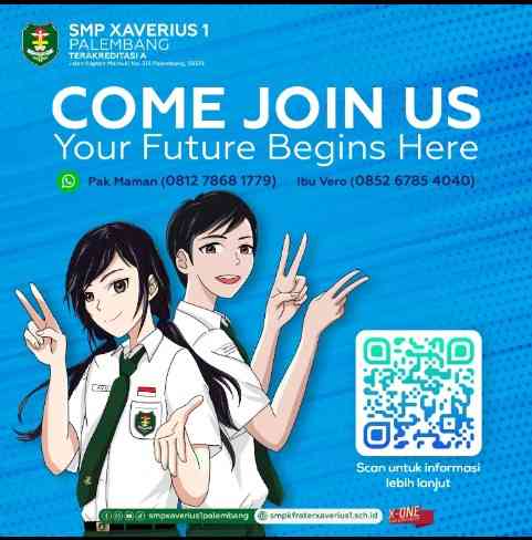 Dok. Hendrik, FB dan IG SMP Xaverius 1 Palembang