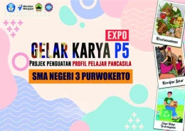 Flyer Expo P5 | Sumber Gambar/Illustrasi Tim Kreatif P5 SMA Negeri 3 Purwokerto