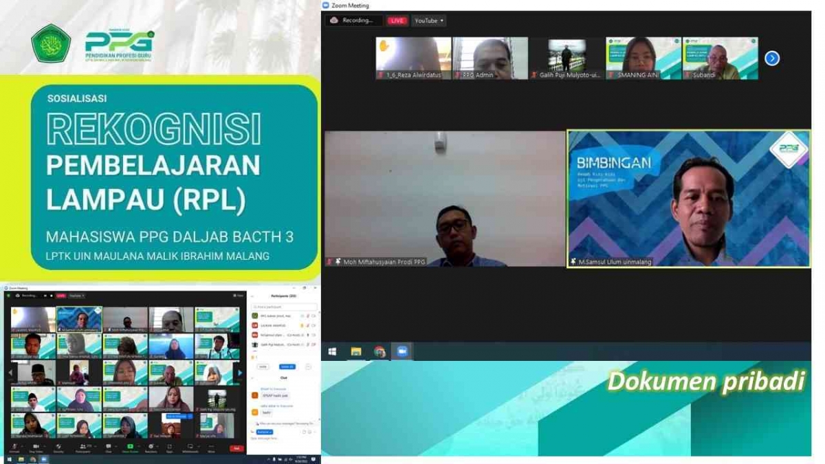 Foto Artikel : RPL Prodi PPG UIN Maulana Malik Ibrahim Malang Perkuat ...
