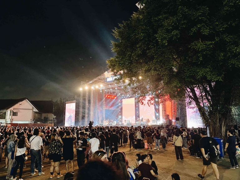 Crowd salah satu panggung di Pestapora 2022 | Dokumentasi pribadi