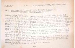 Berita Antara 12 Januari 1961 tentang Bencana Alam di Saumlaki, Maluku
