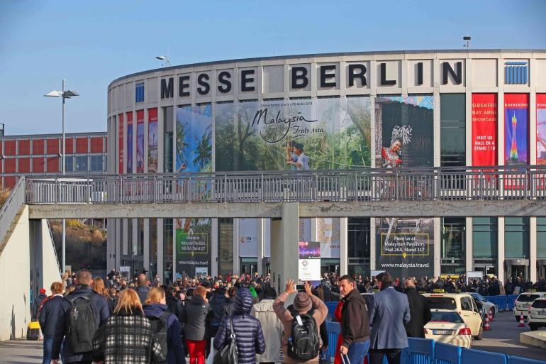 Pameran akbar ITB Berlin berlangsung di Messe Berlin. Sumber: www.press.messe-berlin.com