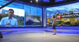 Siaran CNN Indonesia Segmen Newsroom. Sumber: CNN Indonesia