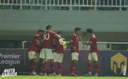 Indonesia kembali meraih kemenangan atas Curacao di Stadion Pakansari, Bogor, Selasa (27/9/2022). FOTO: PSSI via Twitter