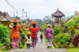 Ilustrasi Pariwisata Bali, Desa Penglipuran di Kabupaten Bangli, Bali.  (sumber: SHUTTERSTOCK / GODILA via kompas.com)