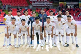Timnas Futsal Indonesia berjuang dalam ajang Piala AFF Futsal 2022 di Bangkok, Thailand/gambar : kompas.com