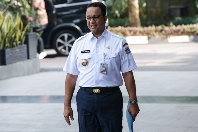 Gubernur DKI Jakarta Anies Baswedan yang diisukan akan maju pada kontestasi Pemilu Presiden (Pilpres) 2024. (Foto: KOMPAS.com/KRISTIANTO PURNOMO) 