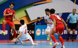 Duel Indonesia vs Iran di Grup C Piala Asia Futsal 2022: www.the-afc.com 