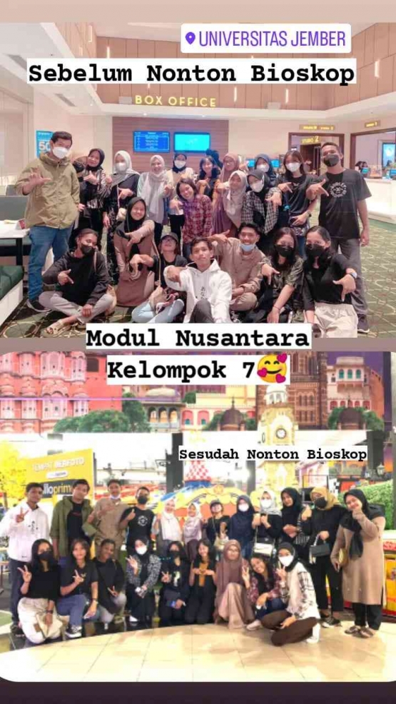 Gbr.Kelompok 7 Modul Nusantara di Bioskop