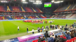 Suasana pertandingan CSKA Moskow melawan PFC Sochi di ajang piala Rusia. (Dokumen Pribadi)