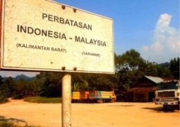 Perbatasan Indonesia - Malaysia. Source : www.lombokita.com