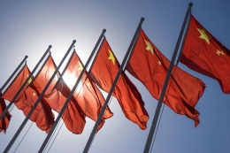 Ilustrasi bendera China. Sumber: Shutterstock via Kompas.com