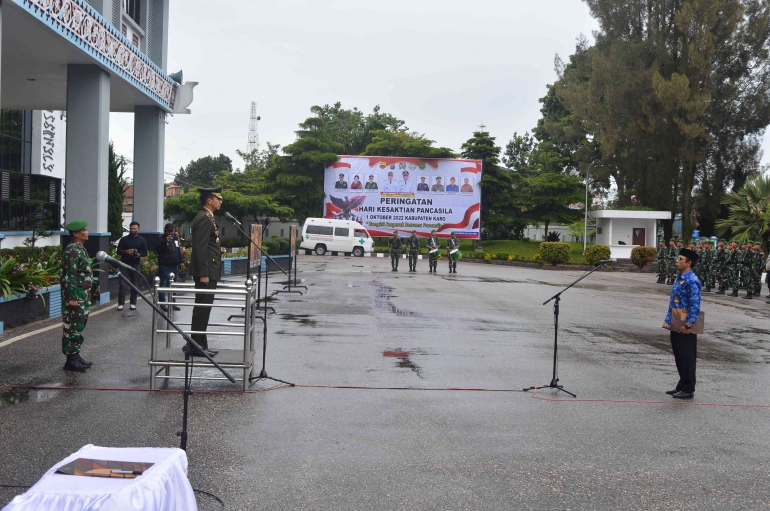 Dok Makodim 0205/TK Upacara Hari Kesaktian Pancasila 01102022