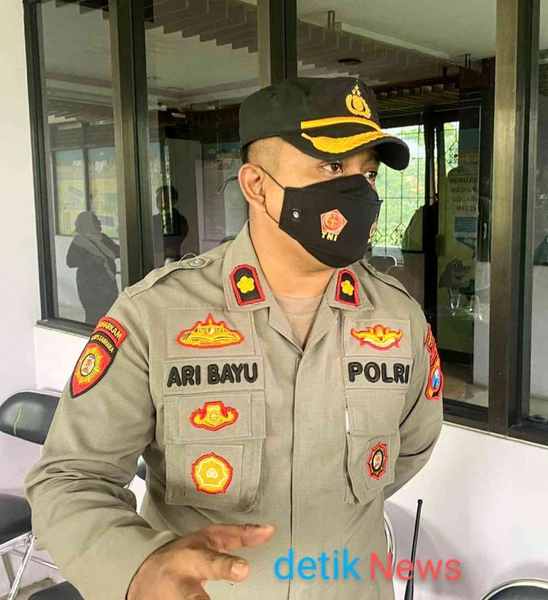 Foto : Kompol Ari Bayu Aji Kapolsek Tambaksari Surabaya