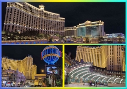 Kehidupan Malam Di Las Vegas Penuh Dengan Gemerlap Lampu Kehidupan | Dok. Pribadi