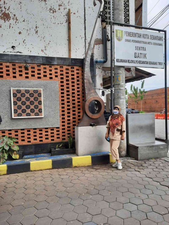 Akses masuk ke Kampung Batik Semarang (Dokumentasi Pribadi)