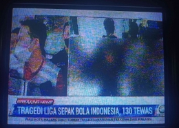130 orang suporter Sepak Bola liga Indonesia meninggal (dokpri)
