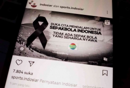 Akun instagram Indosiar menutup kolom komentarnya (dok.pribadi).