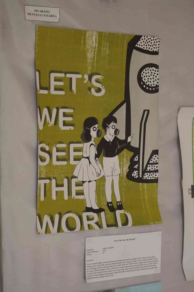 Let's We See The World , karya Azharya Salsabila, dok. posko memori