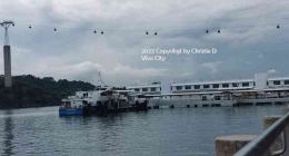 Dokumentasi pribadi. Pelabuhan laut kapak kecil Singapore di Vivo City, Tanah Merah