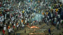 Tragedi sepak bola di Ghana, 126 orang meninggal dunia (Dokumentasi Foto: m.ghtrend.com/Liputan6.com)