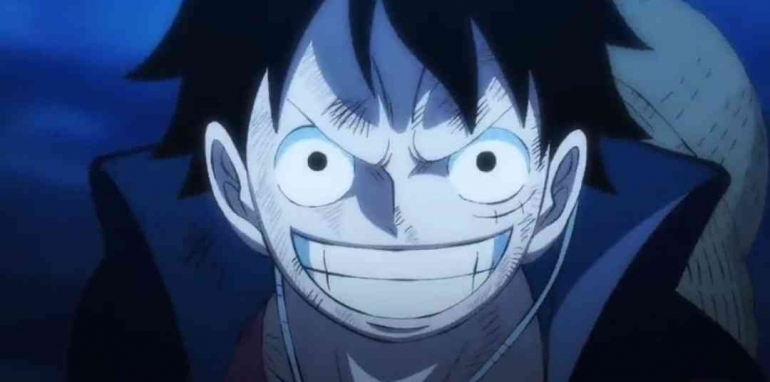 Luffy Sang Kapten Bajak Laut (Sumber: Crunchyroll One Piece:1033)