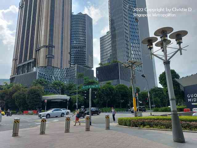 Berkeliling di kawasan Raffles City dan City Hall, area kantor Mas Kardy Chiu di Park View Square, Singapore CBC/Dokumentasi pribadi