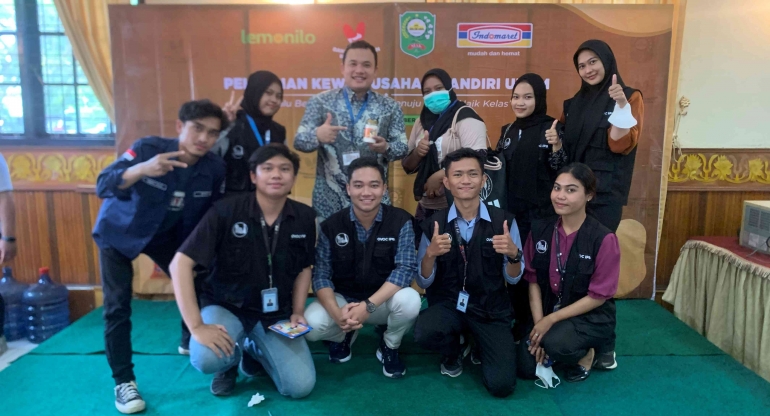 Peserta OVOC Menghadiri Pelatihan Kewirausahaan Mandiri UMKM di Kabupaten Siak