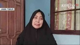 Sumarsih ibu dari almarhum Ibnu Muhammad Rafi. Korban meninggal dunia Tragedi Berdarah Kanjuruhan. Foto: Kompas TV/tangkapan layar 
