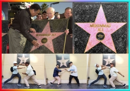Nama Muhammad Ali di Walk of Fame | Dok.abcnews.go.com dan Pribadi