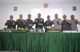 Acara Peringatan HUT Ke 77 TNI Tahun 2022di Wilayah Kodim 0205/Tanah Karo  (dokpri)