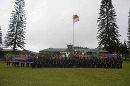 Acara Peringatan HUT Ke 77 TNI Tahun 2022di Wilayah Kodim 0205/Tanah Karo  (dokpri)