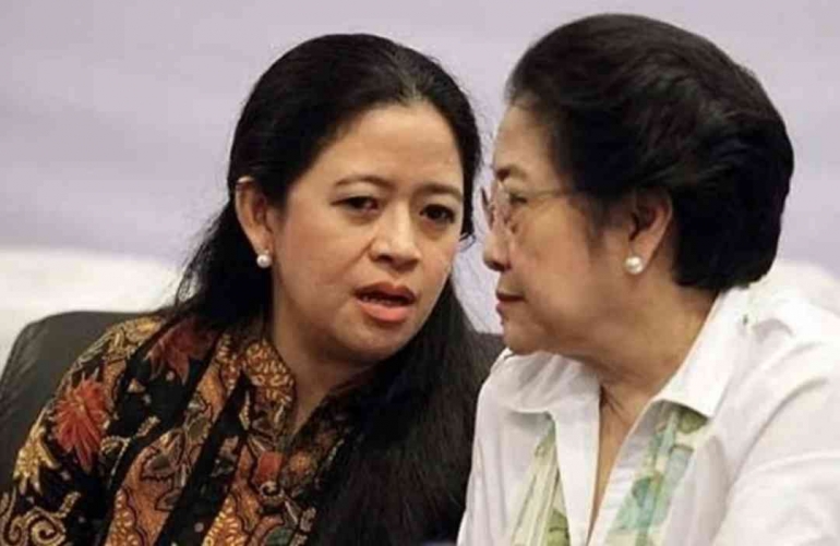 Puan Maharani dan Megawati Soekarnoputri. Sumber: Antara