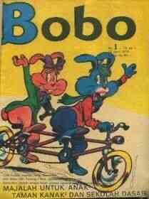 Salah satu sampul majalah anak Bobo-dok  Kakek Merza