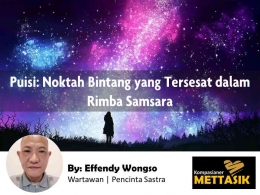 Noktah Bintang yang Tersesat dalam Rimba Samsara (gambar: wallpaperbetter.com, diolah pribadi)