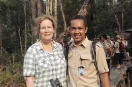 Dr. Lee Durrell, MBE - konservasionis dunia dari Inggris (Durrell Wildlife Foundation). Dokumentasi pribadi